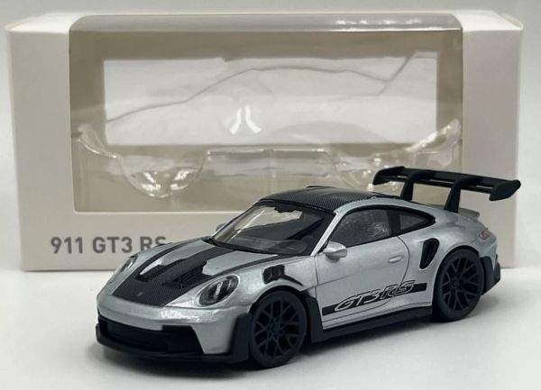 NOREV750049 - PORSCHE 911 GT3 RS 2022 Silber mit schwarzen Aufklebern - Jet-Car - 1