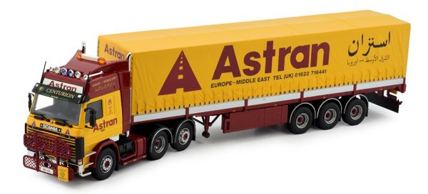 TEK76969 - SCANIA R143 6x2 mit Planenanhänger 3 Achsen ASTRAN. - 1