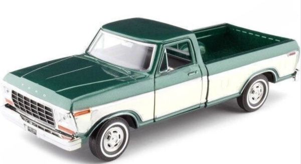 MMX79346VERT - FORD F-150 Custom 1979 Grün und Beige - 1