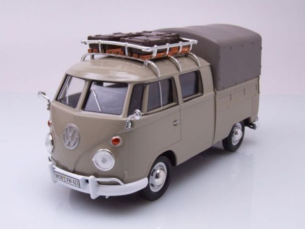 MMX79553GRIS - VOLKSWAGEN T1 Pick-up-Bus mit Gepäck Grau - 1