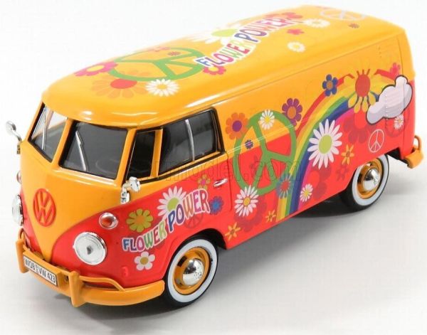 MMX79563ORANGE - VOLKSWAGEN Typ 2 T1 Transporter Flower Power orange - 1