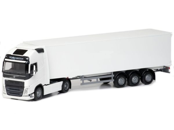 EMEK81132 - VOLVO FH16 750 GL XL 4x2 mit 3-achsigem Anhänger Weiß. - 1