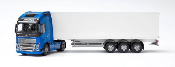 EMEK81134 - VOLVO FH16 750 Globettrotter XL 4x2 blau mit 3-Achs-Anhänger - 1