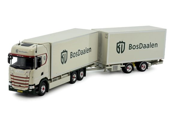 TEK83514 - SCANIA S HIGHLINE 6x4 Pritschenwagen mit 2-Achs-Anhänger BOSDAALEN - 1