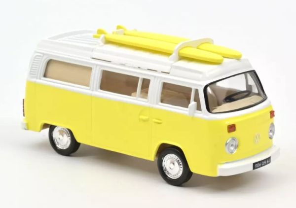 NOREV841101 - VOLKSWAGEN Combi T2b Camper Van 1973 Gelbes Jet-Auto - 1