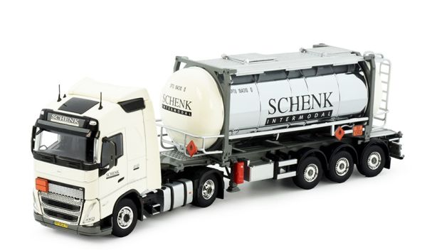 TEK85171 - VOLVO FH05 Gl. 4X2 mit Containerchassis und Tankcontainer SCHENK - 1