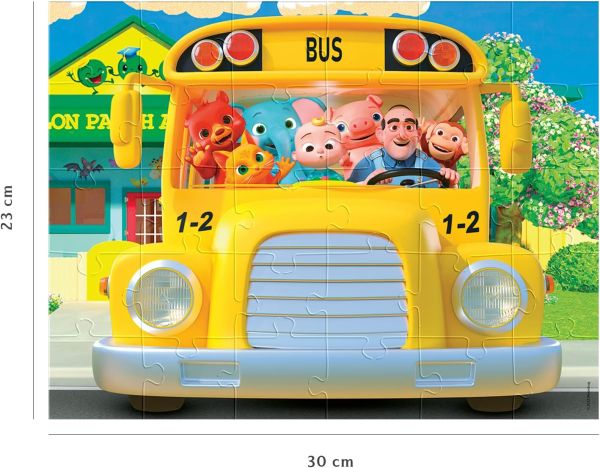 NAT861569 - 30-teiliges Puzzle Im Bus von COCOMELON - 1