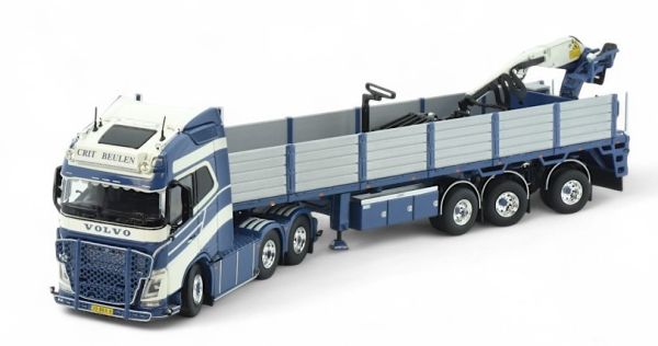 TEK86157 - VOLVO FH04 Globetrotter 6x2 mit 3-Achs-Pritsche und Ladekran CRIT BEULEN - 1