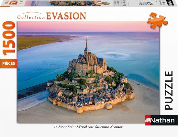 NAT878055 - Puzzle 1500 Teile Der Mont-Saint-Michel von Suzanne KREMER - 1