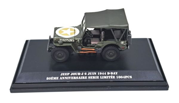 CAR91871 - Auto zum 80-jährigen Jubiläum der Landung – limitiert auf 1004 Stück – JEEP 6. Juni 1944 D-DAY - 1