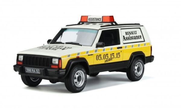 OT939 - JEEP CHEROKEE RENAULT ASSISTANCE 1989 gelb - 1