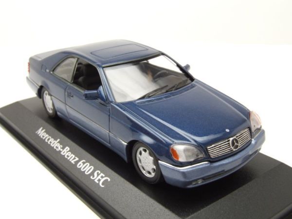 MXC940032600 - MERCEDES 600 SEC 1992 Blau-metallic. - 1