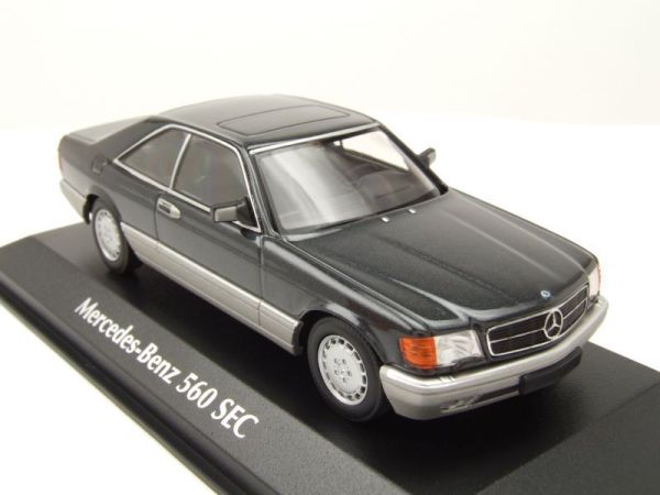 MXC940035121 - MERCEDES 560 SEC C126 1986 Schwarz metallic. - 1