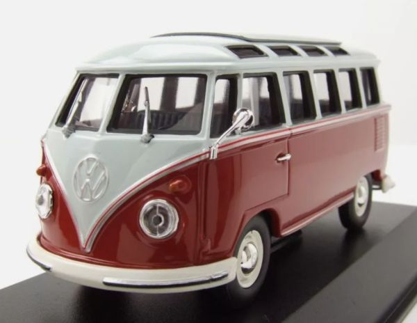 MXC940052301 - VOLKSWAGEN Typ 1 Samba Bus 1961 grau und rot. - 1