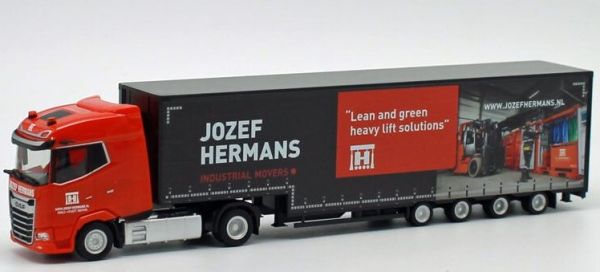 HER953467 - DAF XG 4x2 4-achsiger Tieflader JOZEF HERMANS - 1