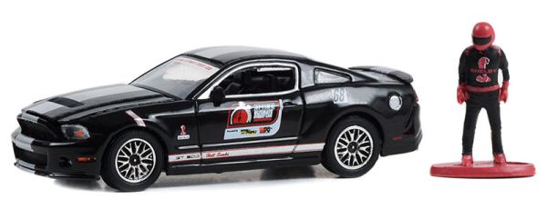 GREEN97150-E - SHELBY GT500 #68 2010 mit Rennwagenfahrer aus der THE HOBBY SHOP-Serie unter Blisterverpackung. - 1