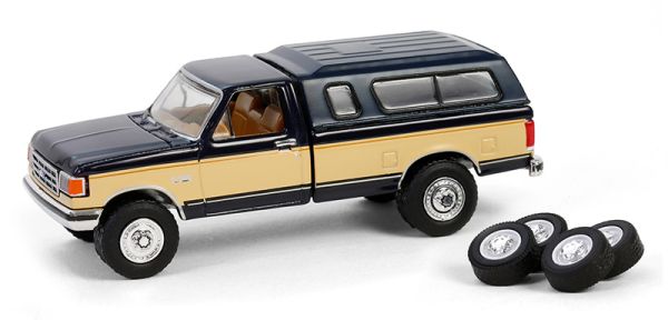 GREEN97160-E - FORD F-150 XLT Lariat 1991 mit Reservereifen aus der THE HOBBY SHOP-Serie in Blisterverpackung. - 1