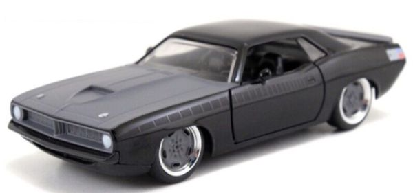 JAD97206 - Auto aus der Serie FAST & FURIOUS Farbe Schwarz - PLYMOUTH Barracuda - 1