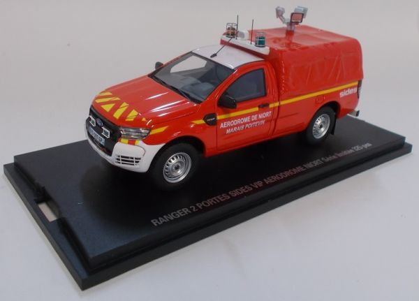 ALARME0035 - FORD RANGER Feuerwehrmann SIDES VIP 2-türiger überdachter Pick-up Aérodrome de Niort Marais Poitevin limitiert auf 325 Einheiten - 1