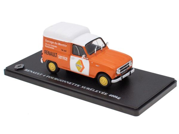 G110T016 - RENAULT 4 Kastenwagen Hochdach 400kg orange - 1