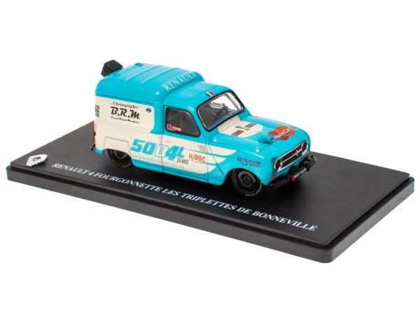 G110T021 - RENAULT 4 Lieferwagen blau-weiß - 1