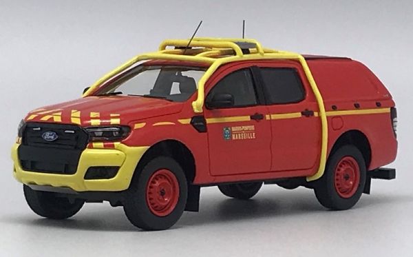 ALARME0065 - FORD RANGER Doppelkabine Feuerwehrmann TPHR BMPM mit Abziehbildern. - 1