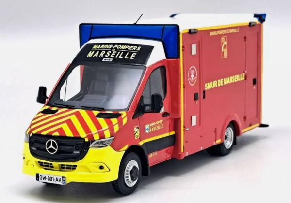 ALERTE0169 - MERCEDES-BENZ Sprinter WAS VSAV Marin pompiers de Marseille - Limitiert auf 300ex. - 1