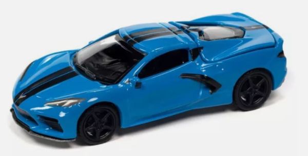 AW64392B-C - CHEVY Corvette 2020 Blau – im Blister - 1