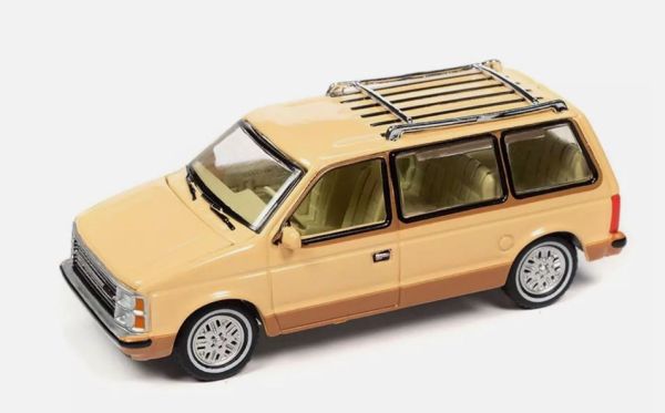 AW64402B-B - PLYMOUTH Voyager 1985 Beige und Braun – Im Blister - 1