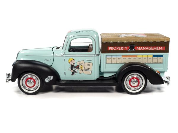 AMMAWSS138 - FORD Truck 1940 Grün und Schwarz MONOPOLY - 1