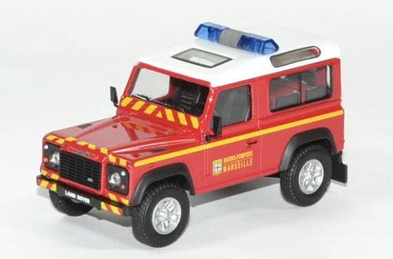 CAR55240BMPM - LAND ROVER Défender Court - Marines Pompiers de Marseille (Feuerwehr Marseille) - 1