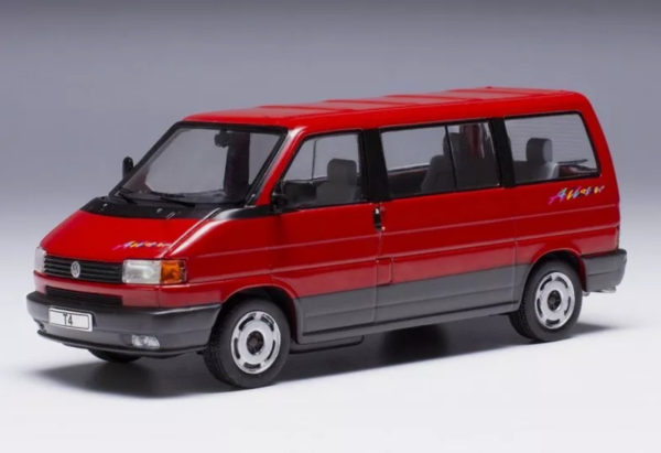 IXOCLC555N.22 - VOLKSWAGEN T4 Multivan Allstar 1992 rot - 1