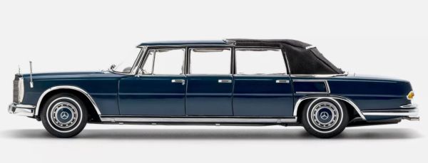 CMC205 - MERCEDES-BENZ 600 Pulmann W100 6-Türer W100 Blau - 1