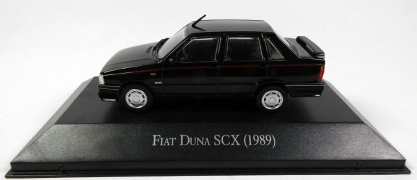 MAGARGAQV14 - FIAT Duna SCX 1989 schwarze 4-türige Limousine in Blisterverpackung verkauft - 1