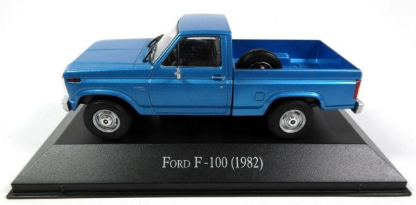 MAGARGAQV15 - FORD F-100 Pick-up 1982 blau in Blisterverpackung verkauft - 1