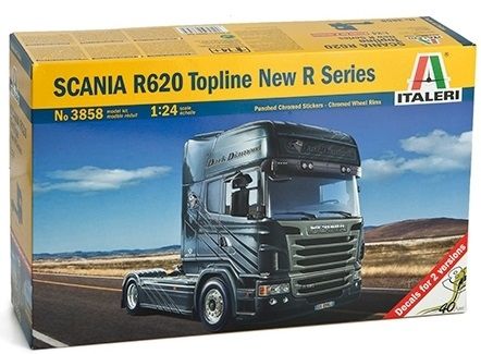 ITA3858 - SCANIA R 620 Topline v8 Neues R Serie 4x2 Modell zum Zusammenbauen und Lackieren - 1