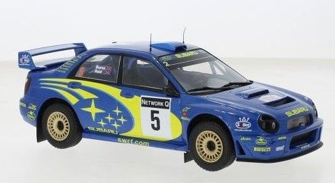 IXO24RAL026A - SUBARU IMPREZZA S7 #5 BURNS/REID RALLYE DE GRANDE BRETAGNE 2001 blau - 1