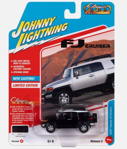 JLCG030B-A - TOYOTA FJ Cruiser 2007 Schwarz aus der CLASSIC GOLD Serie in Blisterverpackung - 1