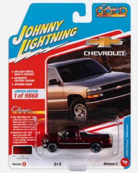 JLCG030B-D - CHEVROLET Silverado 2002 Bordeauxrot aus der CLASSIC GOLD-Serie in Blisterverpackung - 1