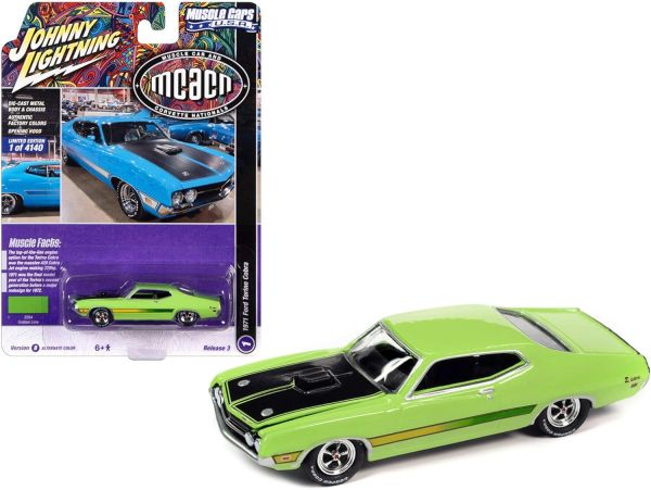 JLMC031B-A - FORD Torino Cobra 1971 grün aus der Serie MUSCLE CARS 2022 in Blisterverpackung - 1