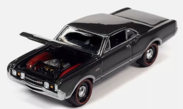 JLMC031B-C - OLDSMOBILE 442 W-30 1967 grau aus der Serie MUSCLE CARS 2022 in Blisterverpackung - 1