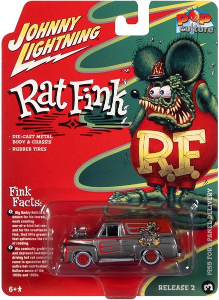 JLPC007-C - FORD Panel Delivery 1955 - RAT FINK- aus der Serie POP CULTURE 2022 in Blisterverpackung. - 1