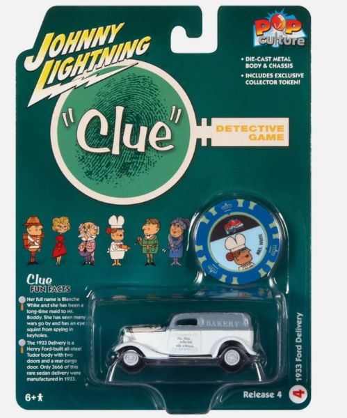 JLPC009-D - FORD Delivery 1933 grau - CLUE - aus der Serie POP CULTURE 2022 in Blisterverpackung - 1