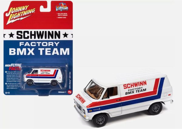 JLPC011-B - CHEVROLET G20 Van 1976 - SCHWINN - aus der Serie POP CULTURE 2023 in Blisterverpackung. - 1