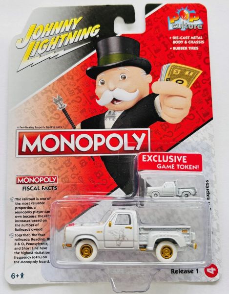 JLPK011-D-BLANC - DODGE Midnight Express 1978 Weiß - MONOPOLY - aus der Serie POP CULTURE 2023 in Blisterverpackung - 1