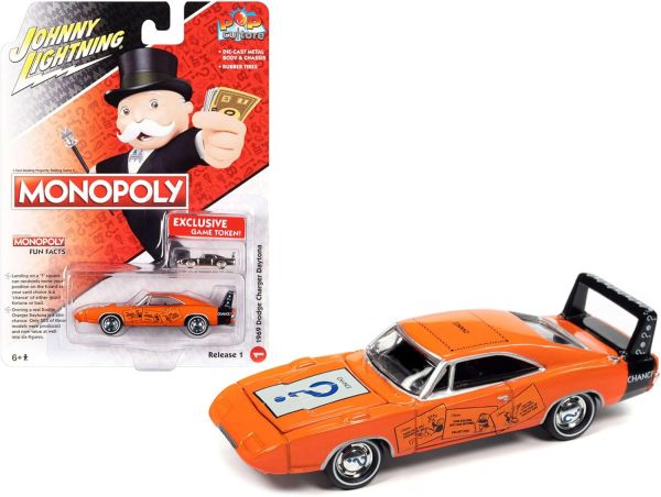 JLSP234 - DODGE Daytona 1969 orange - MONOPOLY in Blisterverpackung - 1