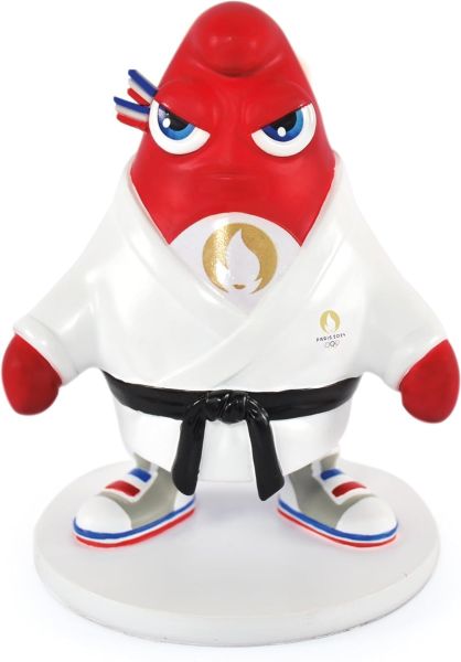 JO2511 - Offizielle Figur der Olympischen Spiele Paris 2024 - Judo - 13 cm - 1