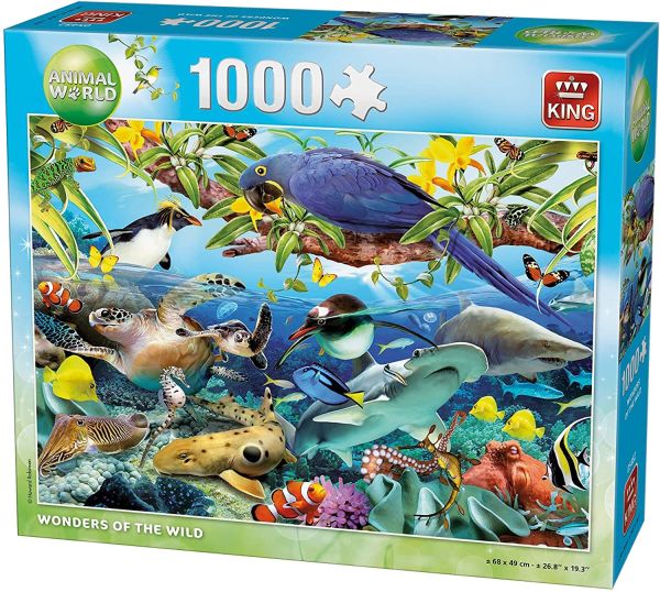 KING5482 - 1000 Teile Puzzle Die Wunder der Natur - 1