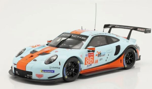 IXO-LEGT18008 - PORSCHE 911 RSR team GULF racing #86 24h von Le Mans 2018 M.WAINWRIGHT / B.BARKER / A.DAVISON - 1