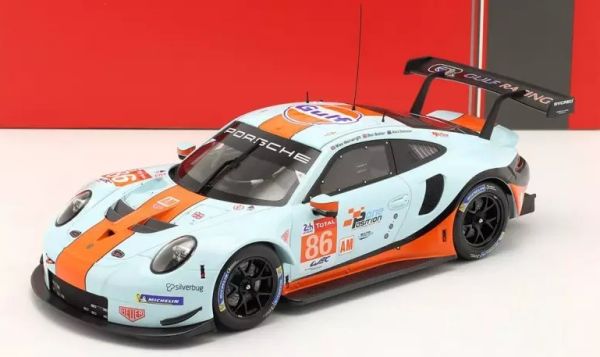 IXO-LEGT18008B - PORSCHE 911 RSR #86 Team GULF Racing, gefahren von Wainwright/Barker/Davison bei den 24 Stunden von Le Mans 2018 - 1